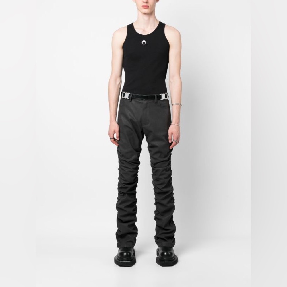 NWT: MISBHV
ruched-detail tapered trousers